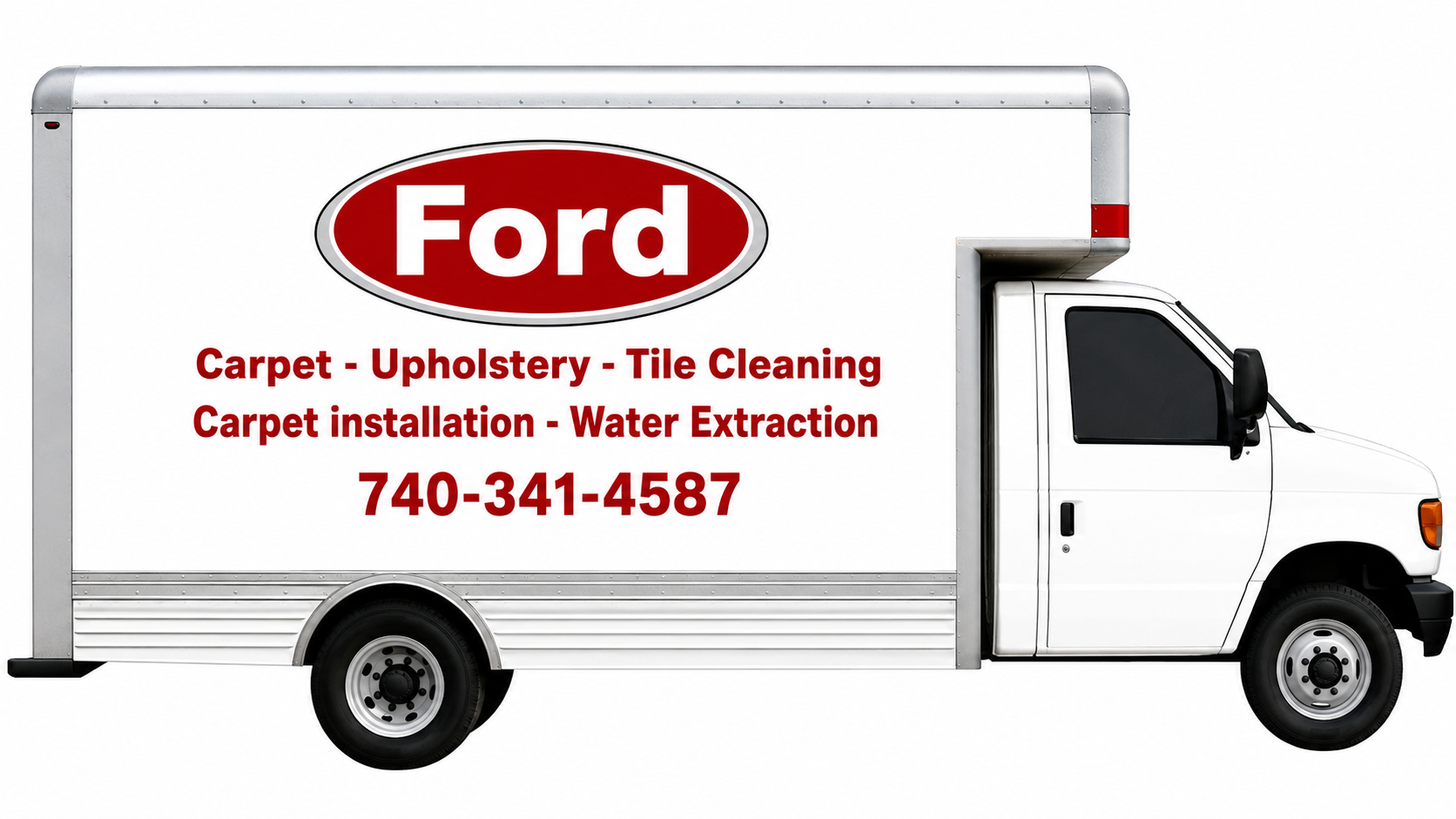 Ford Carpet Cleaning & Installation service truck